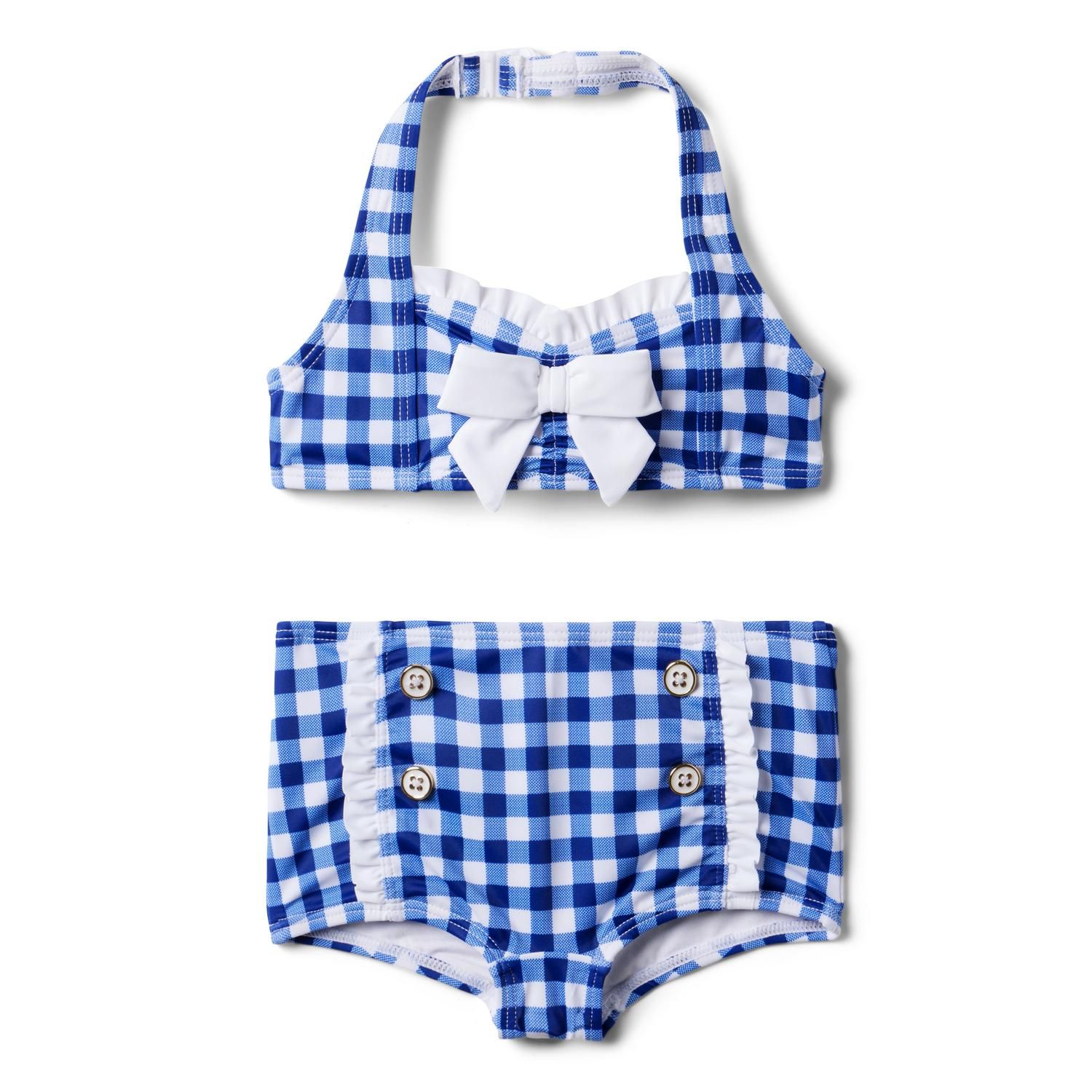 Recycled Gingham Halter 2-Piece Swimsuit | Janie and Jack