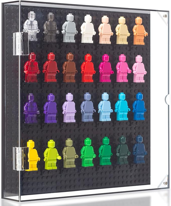 Acrylic Wall Mount Minifigure Display Case Showcase and Protect Your Building Block Mini Figures ... | Amazon (US)