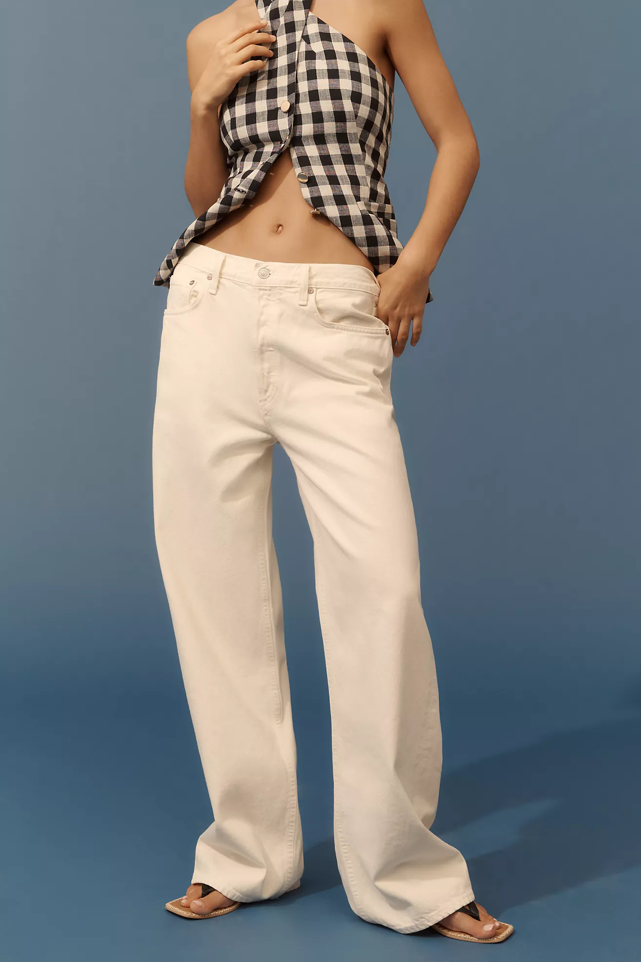 AGOLDE Low-Slung Baggy Jeans | Anthropologie (US)