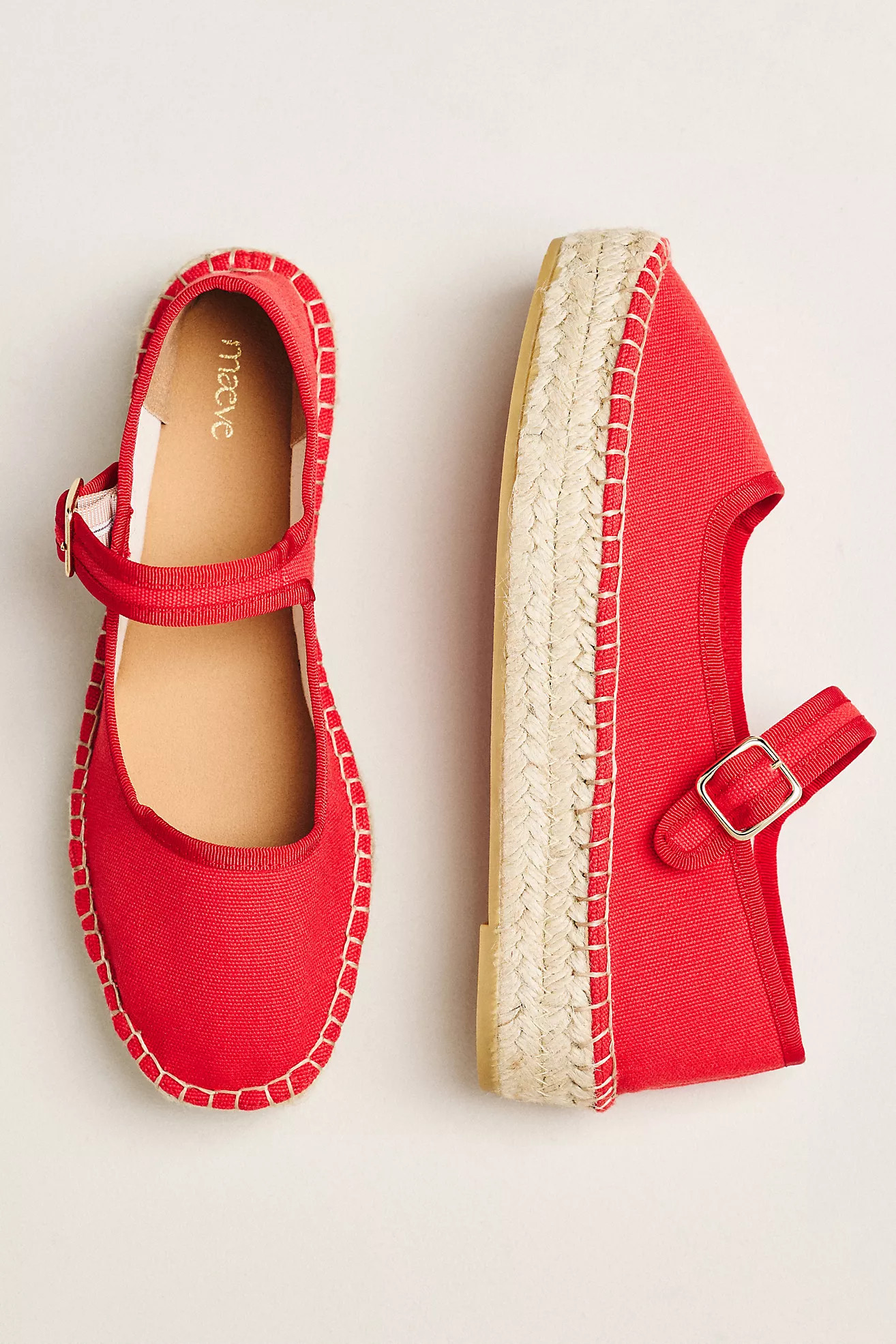Maeve Mary Jane Espadrille Flats | Anthropologie (UK)