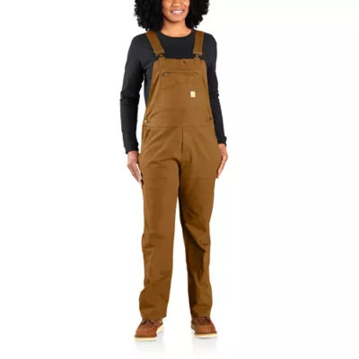 Carhartt Women's Rugged Flex Loose Fit Canvas Bib Overalls | Tractor Supply