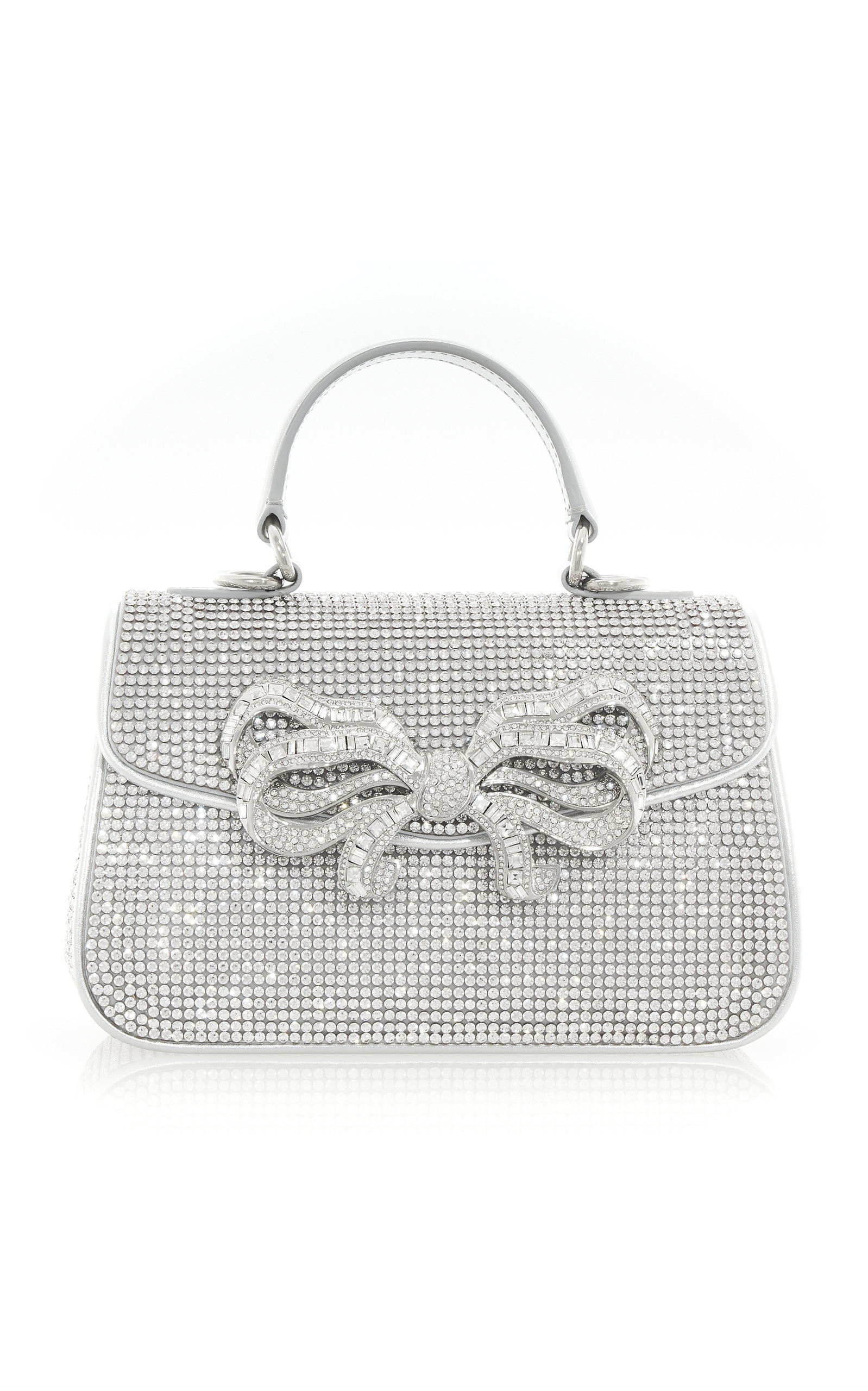 Bow Crystal Top Handle Bag | Moda Operandi (Global)