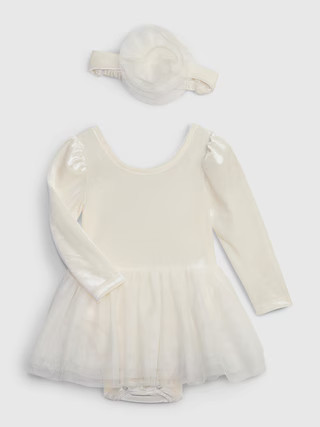 Baby Velvet Tulle Dress Set | Gap (US)