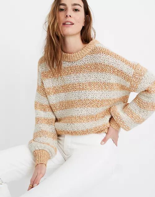 Baez Pullover Sweater in Stripe | Madewell