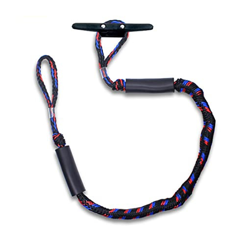 Botepon Boat Bungee Dock Lines, Boating Gifts for Men, Boat Accessories, Pontoon Accessories, Mooring Lines for Bass Boat, 5 Feet, Pack of 1 | Amazon (US)