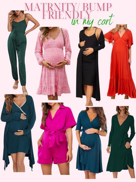 maternity and bump friendly outfits from amazon and pink blush maternity #LTKbump #LTKSeasonal #LTKunder100 #LTKunder50 #LTKstyletip #LTKcurves