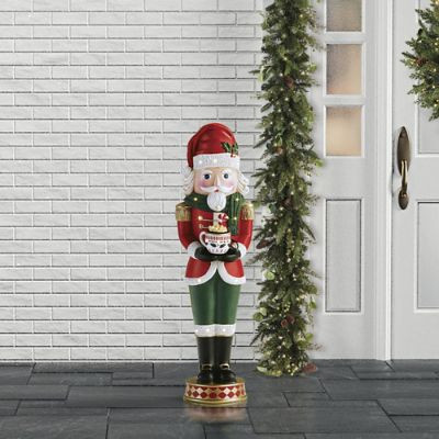 4 ft. LED Hot Cocoa Nutcracker | Frontgate