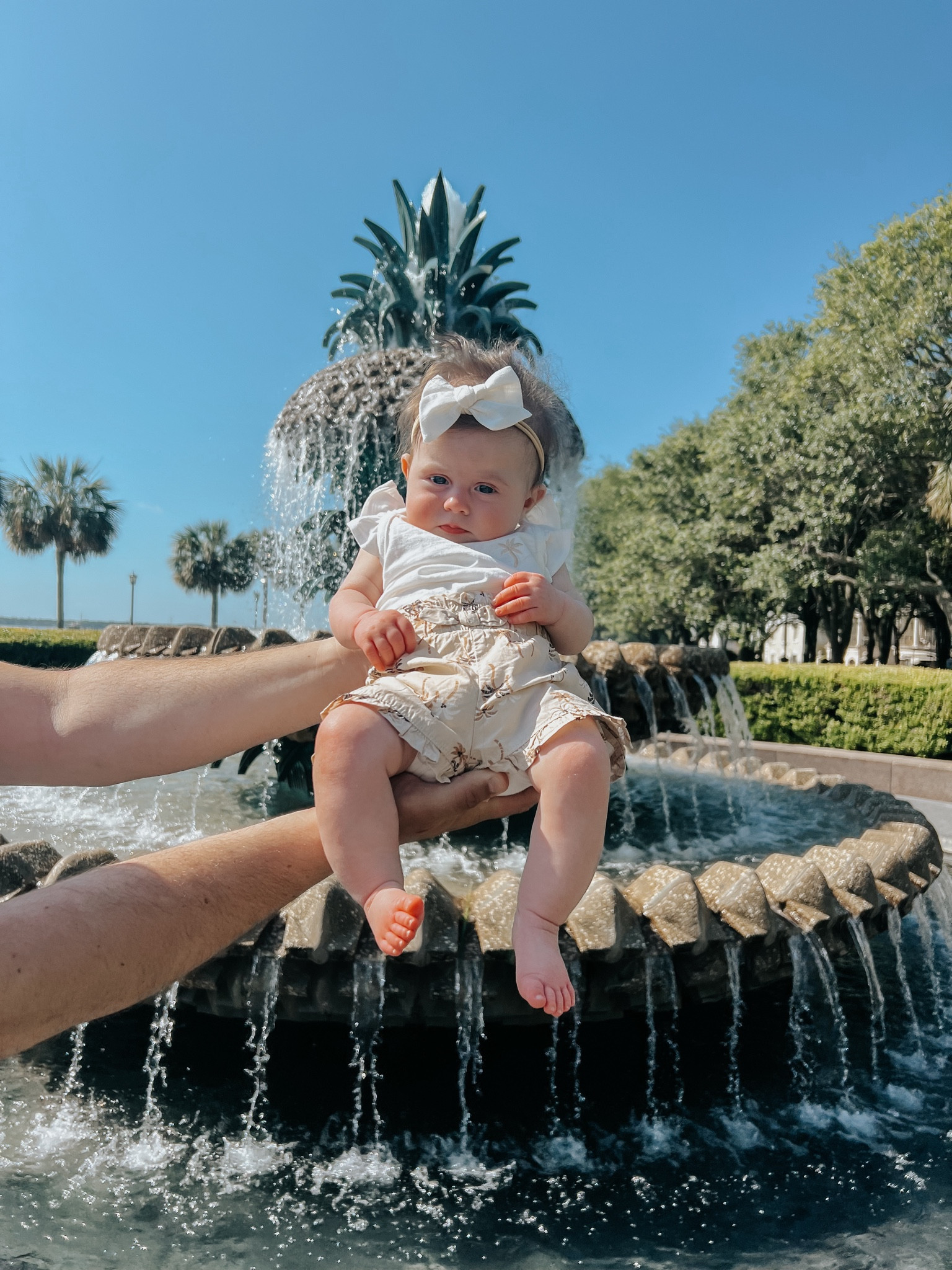 Baby girl loving her best life in the south - outfit matches big brother and absolutely loving these little palm trees! 

Traveling baby, babies that travel, baby girl outfits, vacation outfits, baby girl 

#LTKtravel #LTKbaby #LTKkids