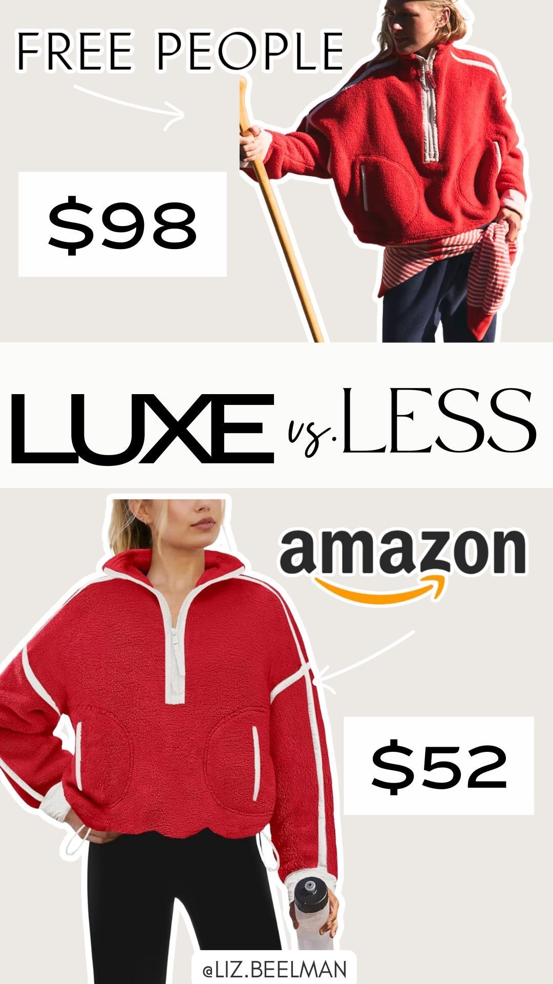 LUXE vs. LESS

#amazon #freepeople #valentines 