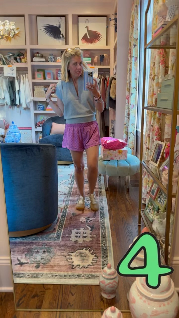 Now these shorts are a keeper! 
Tank - medium petite (size up) 
Shorts - small
Top - xs 
Sneaker - 8 tts 

*code Catherine20 at Allie + Bess

#LTKdayinmylife #LTKootd #LTKmomlife