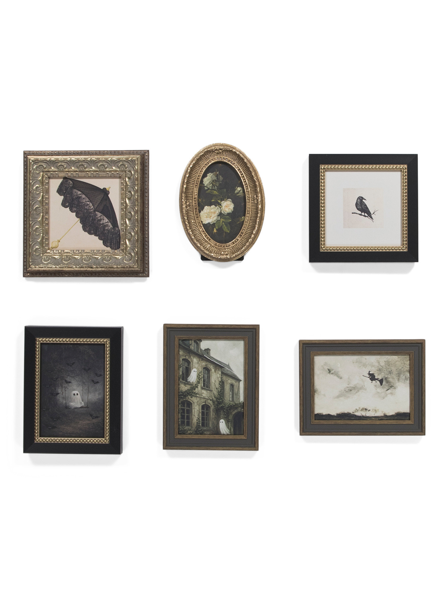 6 Piece Ghost Garden Wall Art Set | TJ Maxx