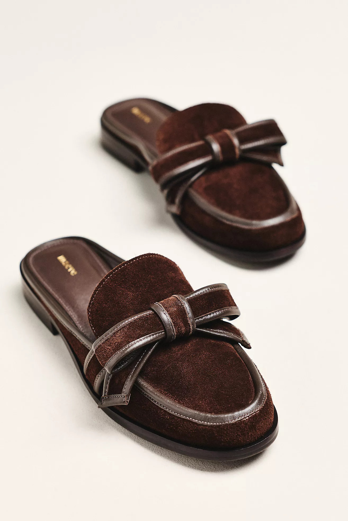 Maeve 3D Bow Loafer Slides | Anthropologie (US)