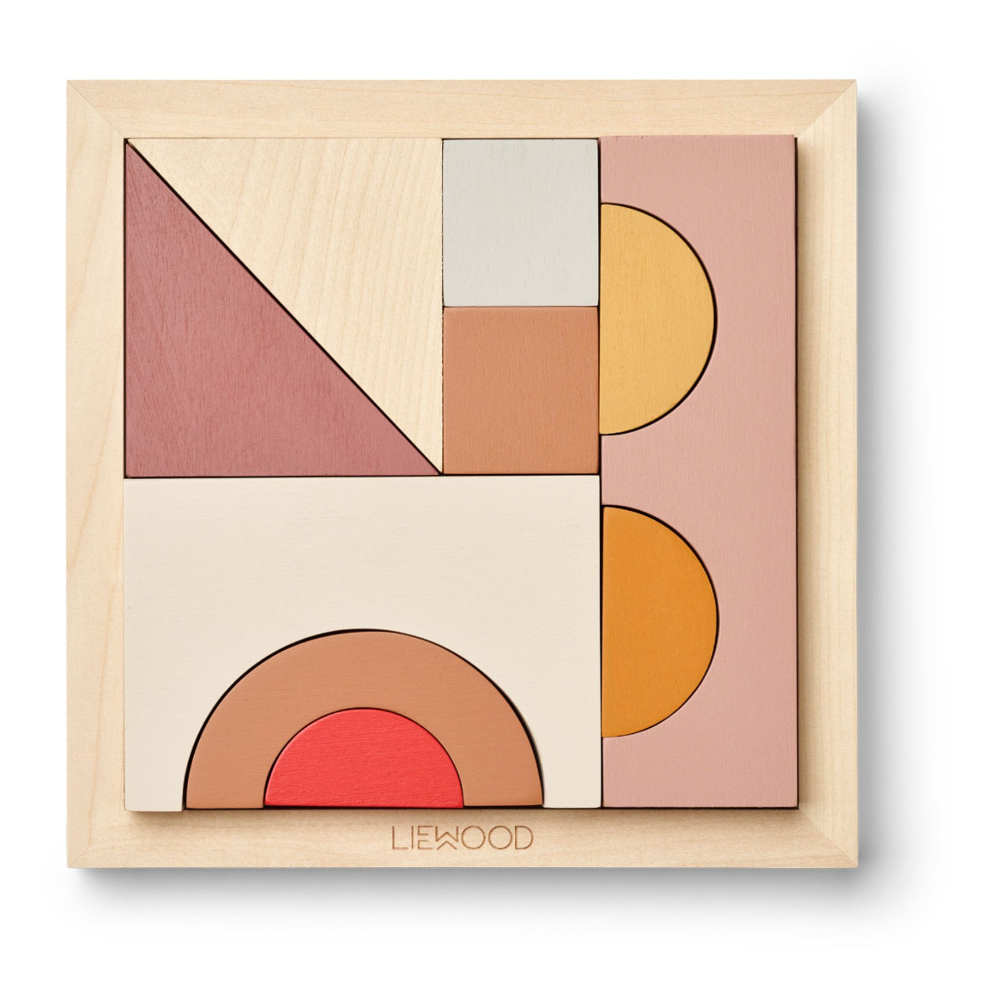 Ishan Wooden Puzzle | Pink | Smallable