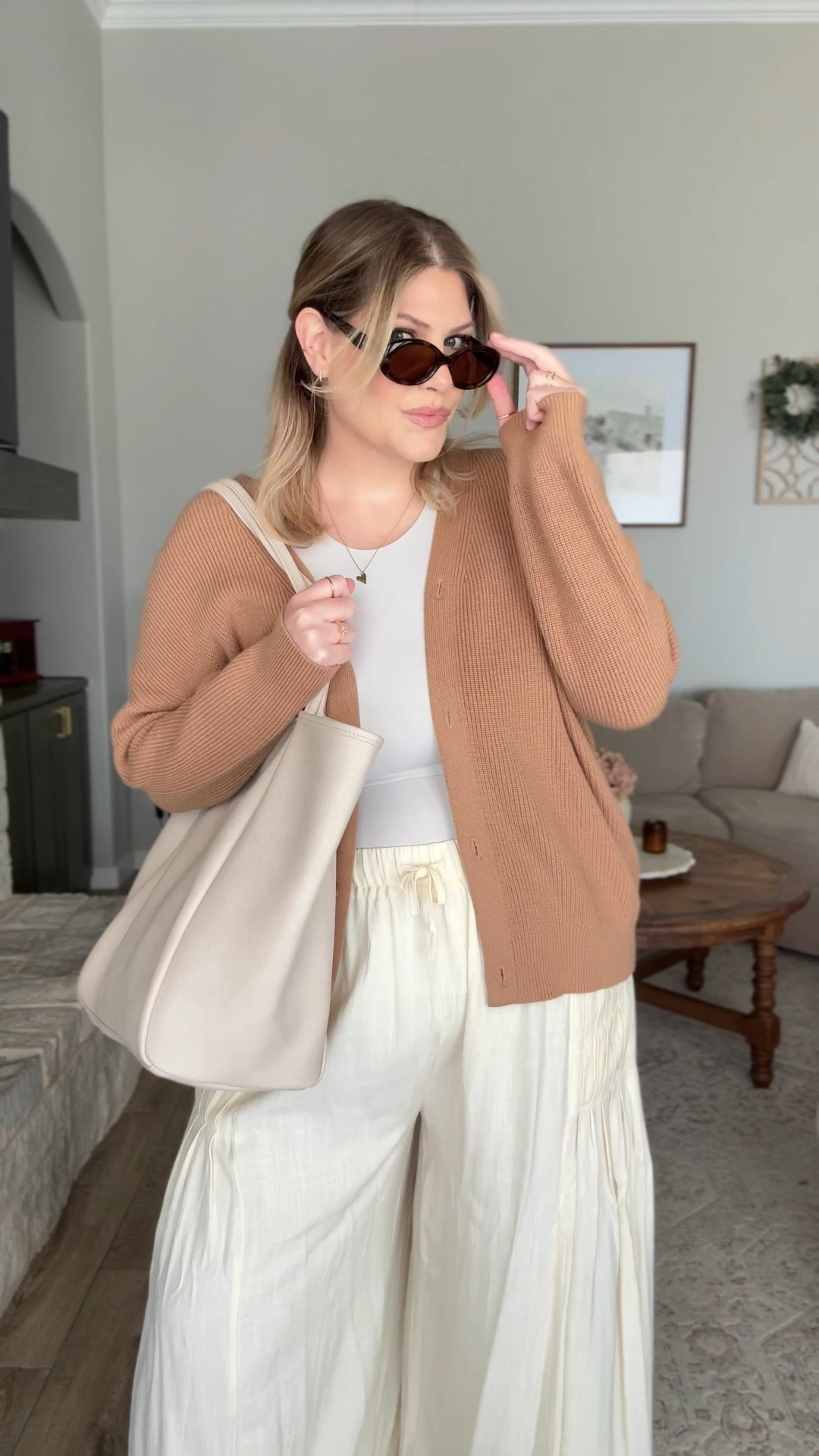 Getting dressed to help my depression 🤍 
this was an out home outfit for me, these are not warm pants but I love them and wear them in every season 

I’m in an XL-XXL in everything 

#LTKootd #LTKgrwm #LTKPlusSize