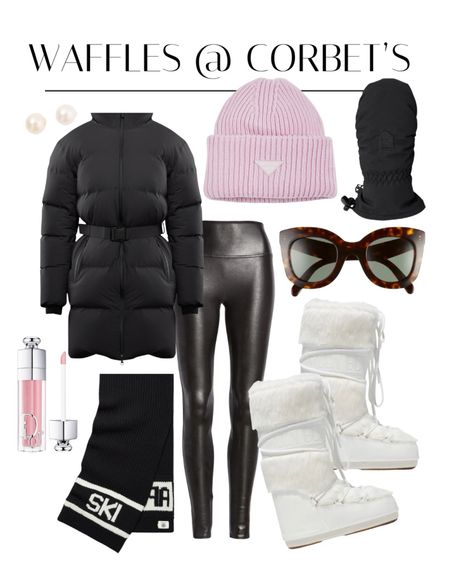 Waffles at Corbet's outfit idea. I love my faux leather leggings and puffer coat. 

#LTKstyletip #LTKtravel #LTKSeasonal