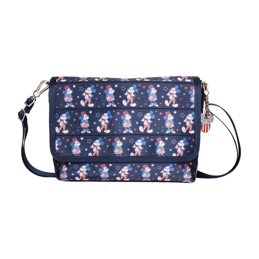 Mickey and Minnie Mouse Americana Crossbody Bag by Harveys | Disney Store