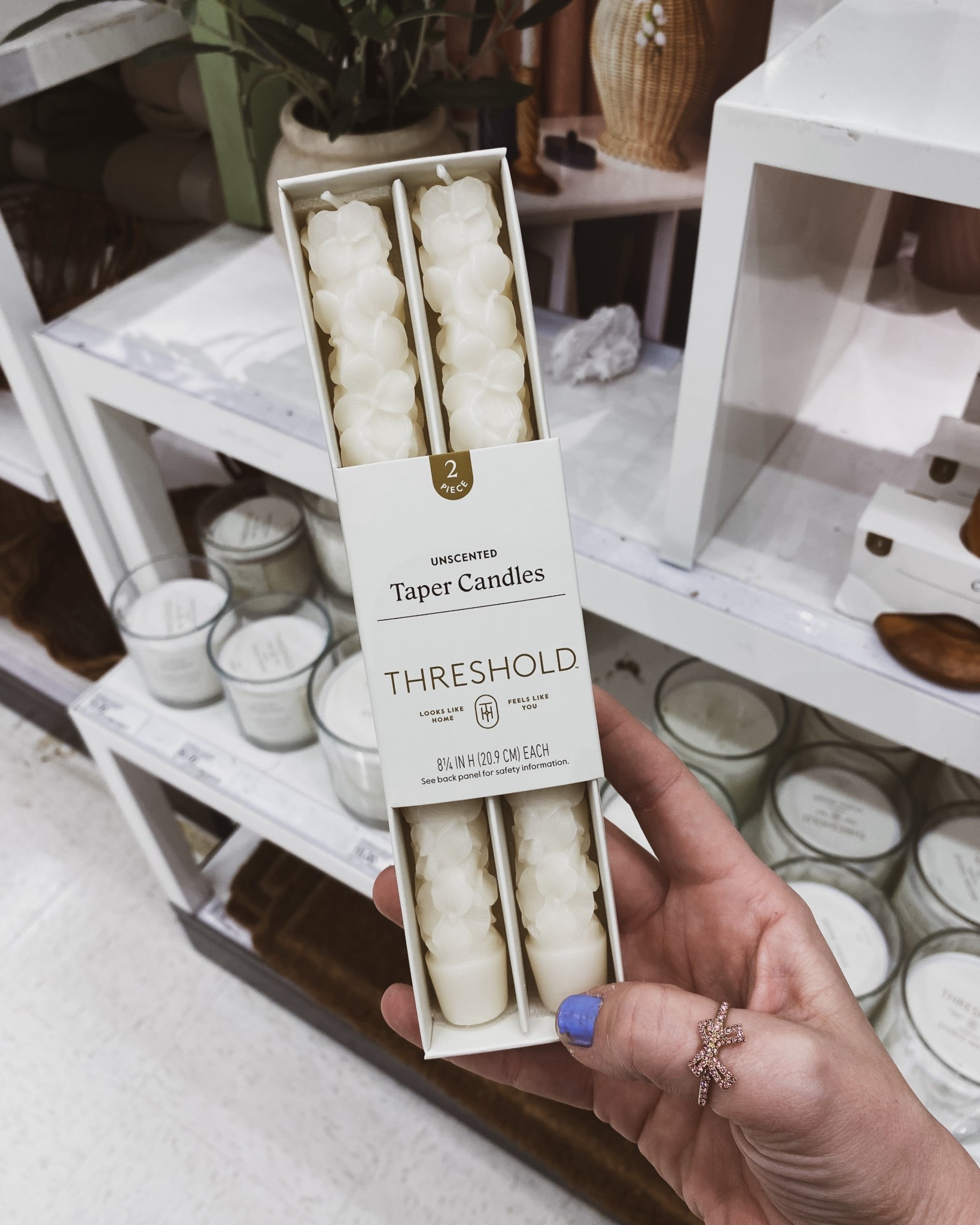 The most beautiful taper candles from Target! 🎯 

#LTKSeasonal #LTKHome #LTKFindsUnder50