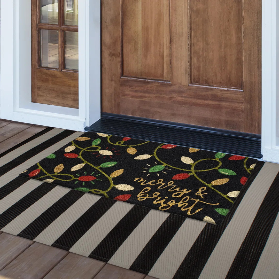 Taravello Non-Slip Christmas Outdoor Doormat | Wayfair North America