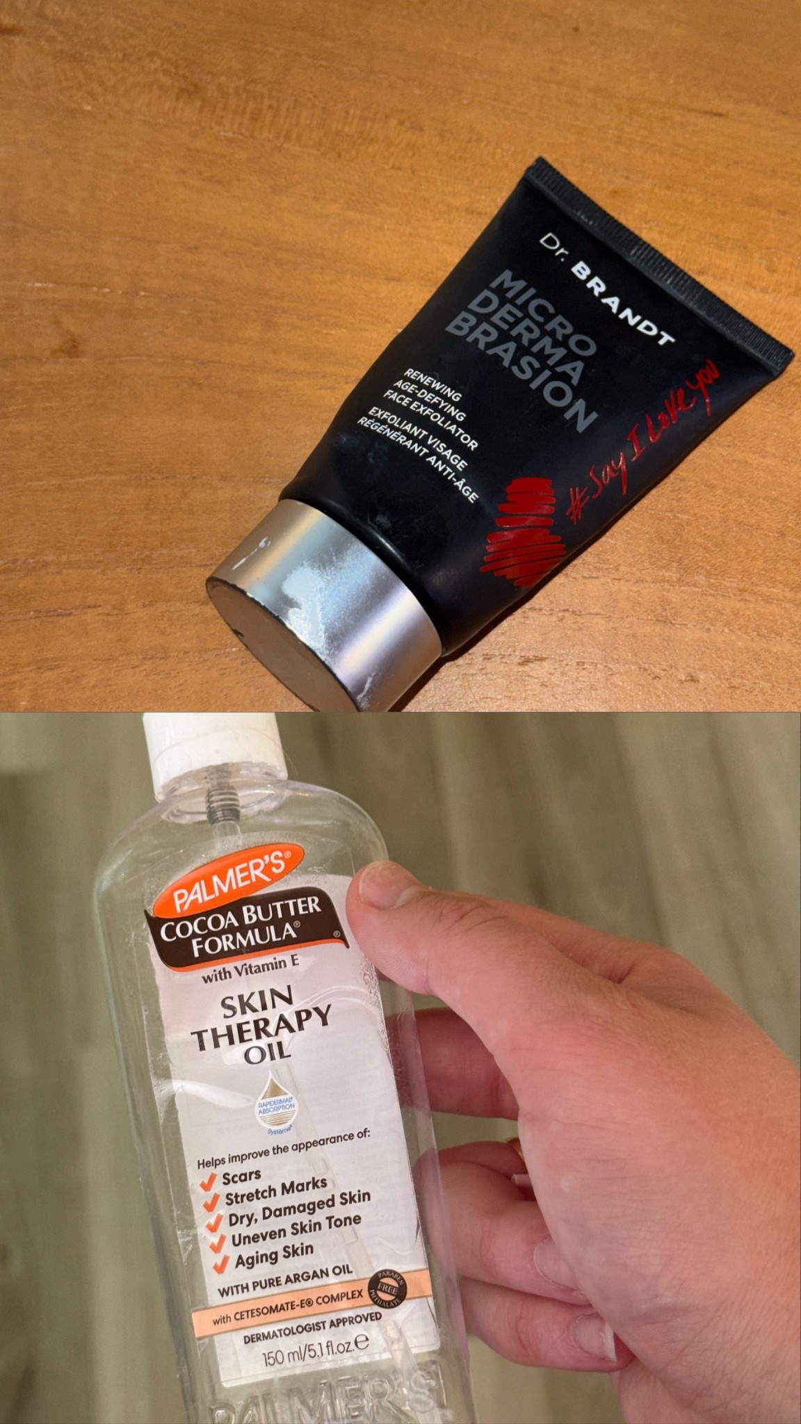 Two of my favorite products I just ran out of and will be repurchasing the body oil, and already have one of the microdermabrasion, because I can’t go without it! It helps my acne and skin texture so much without over exfoliating and harming my skin! It helps makeup go on way smoother too. The body oil absorbs so quickly and is not sticky or greasy feeling, and no bad ingredients, I’m completely obsessed! 

#LTKgrwm #LTKselfcare #LTKmorningroutine