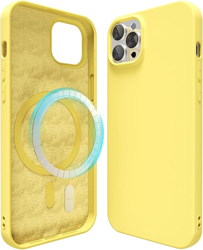 oakxco Silicone Case for iPhone 12 Pro Max Case Magnetic, Compatible with Magsafe Wireless Chargi... | Amazon (US)