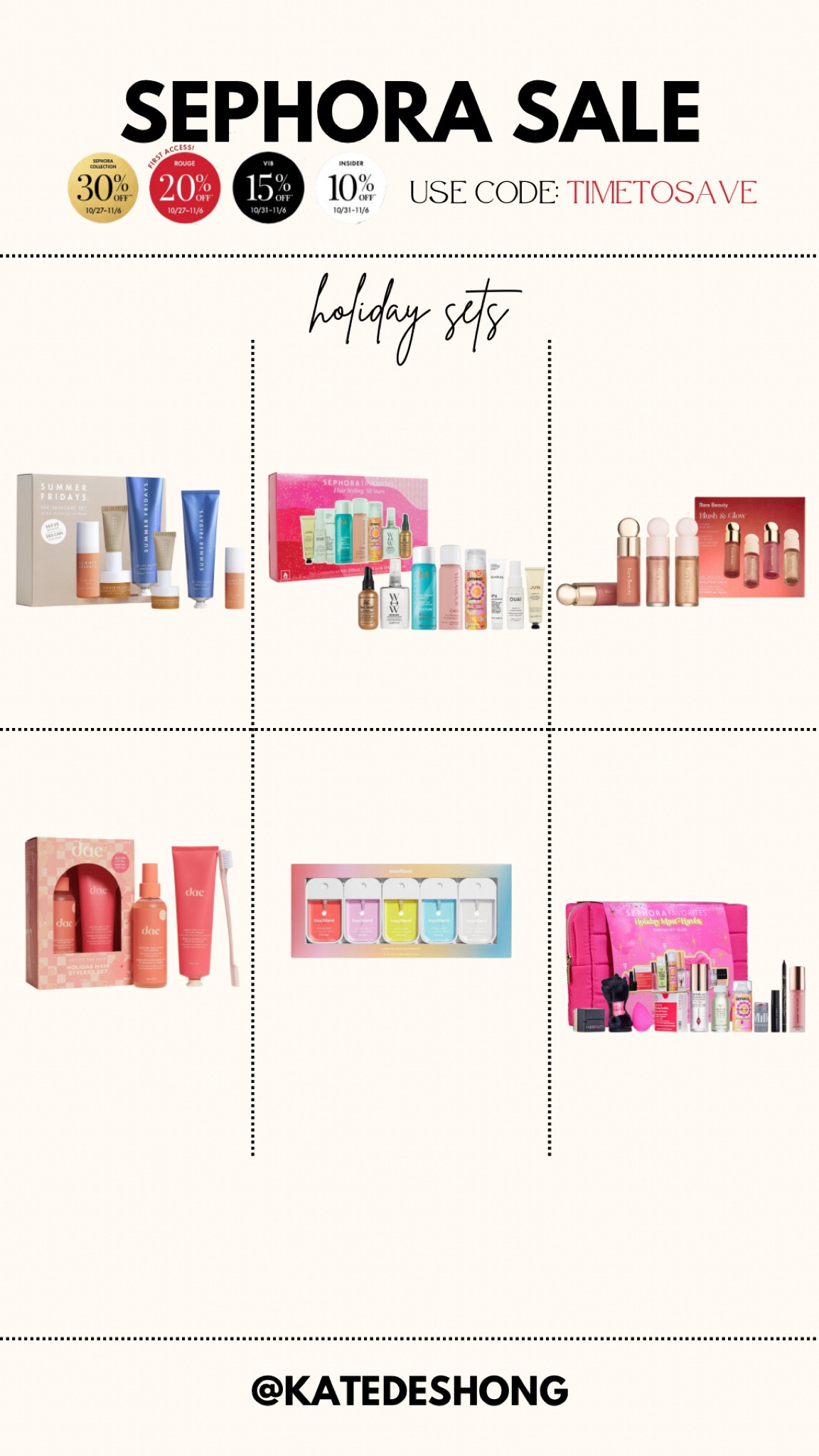 Sephora sale holiday gift sets! 

#LTKHolidaySale #LTKbeauty #LTKsalealert