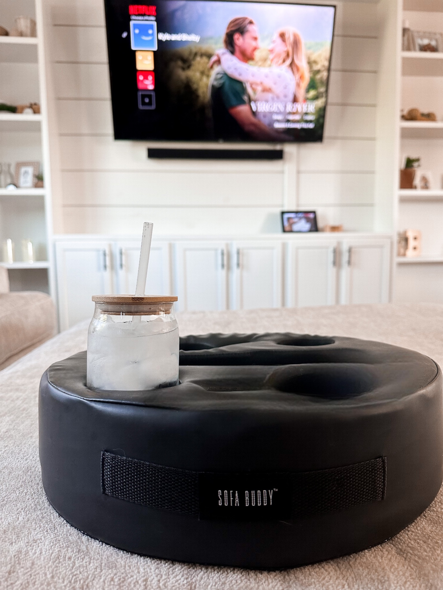 We love our sofa buddy! It has 4 cup holders (2 small & 2 large) & a space for holding remotes. It is so convenient. Highly recommend.

#LTKunder50 #LTKhome #LTKFind