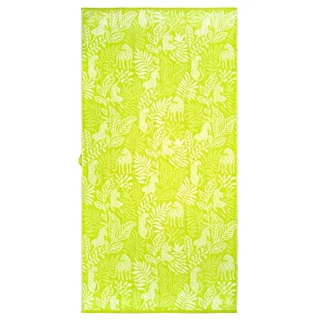 Better Homes & Gardens Cheetah Beach Towels, 2 Pack, 72 in x 38 in, Green | Walmart (US)
