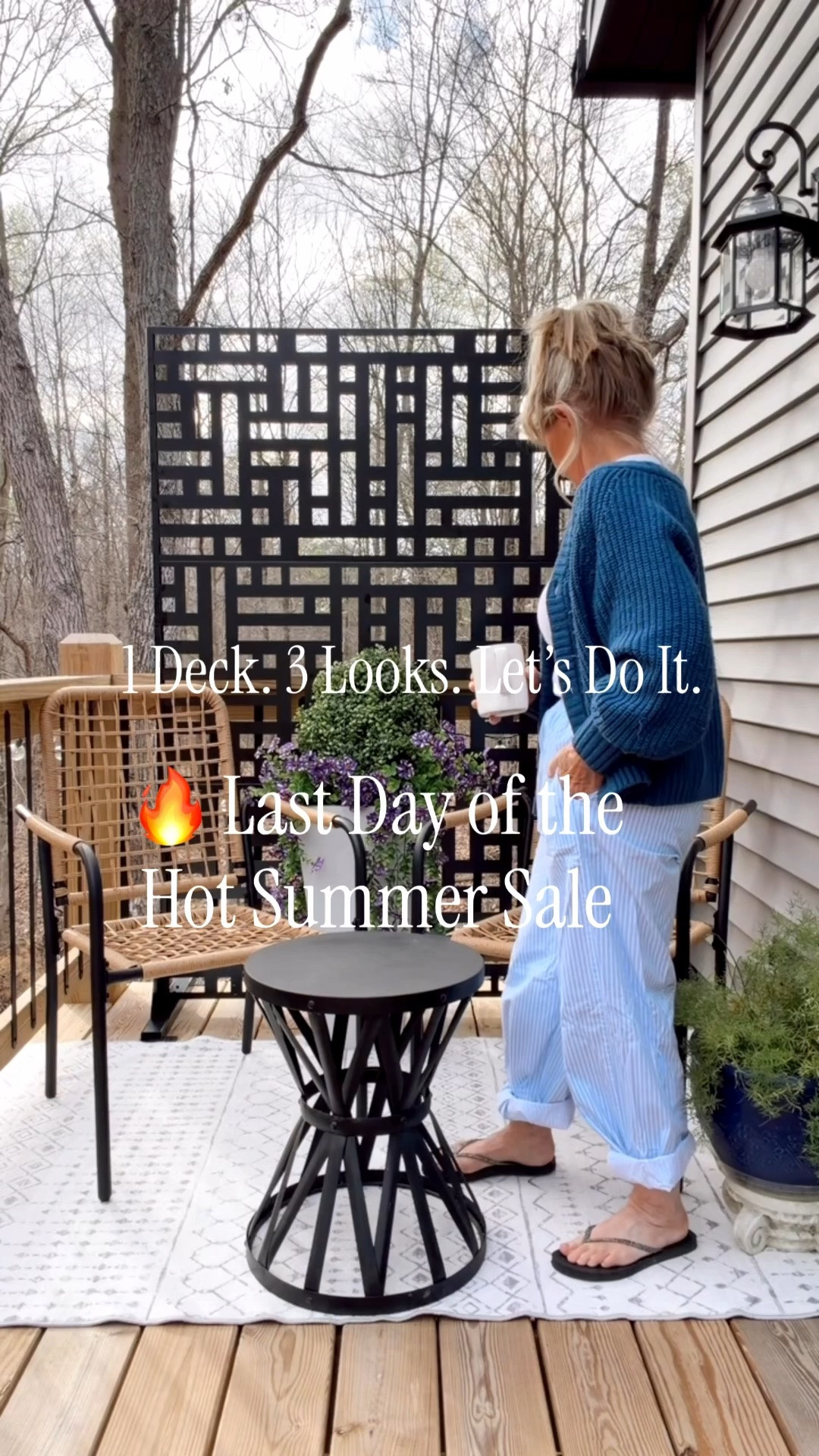 From a morning coffee corner to a summer entertaining space and a cozy garden retreat, these are the Wayfair pieces helping me make the most of my deck this season. Shop my outdoor favorites before the Hot Summer Sale ends tonight! ☀️

#LTKdayinmylife #LTKSaleAlert #LTKHome