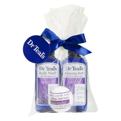 Dr Teal's Bath and Body Mini Gift Set - Lavender - 3pc | Target