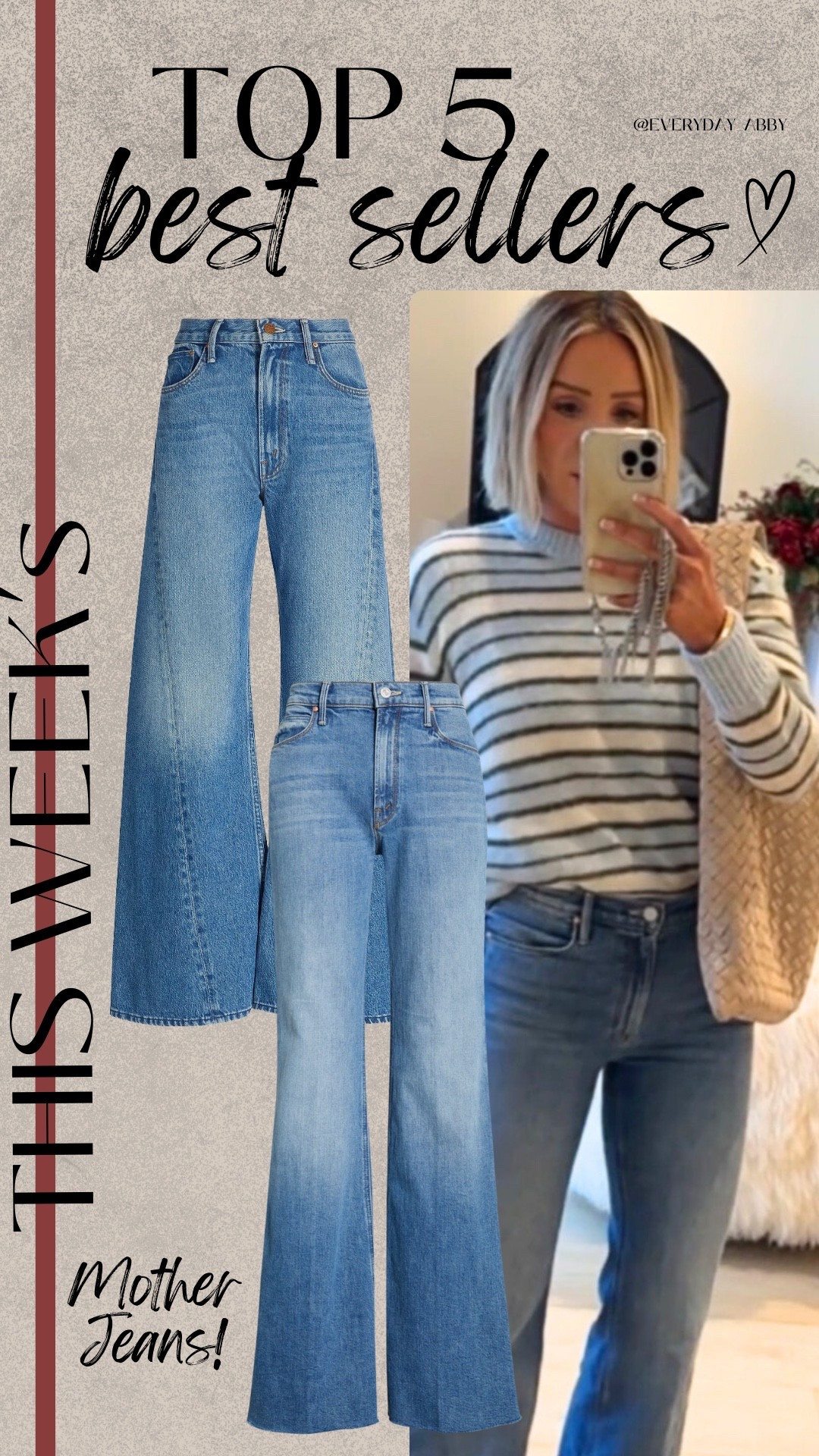 My fave Mother jeans were a best seller this week!

#LTKWorkwear #LTKSeasonal #LTKootd
