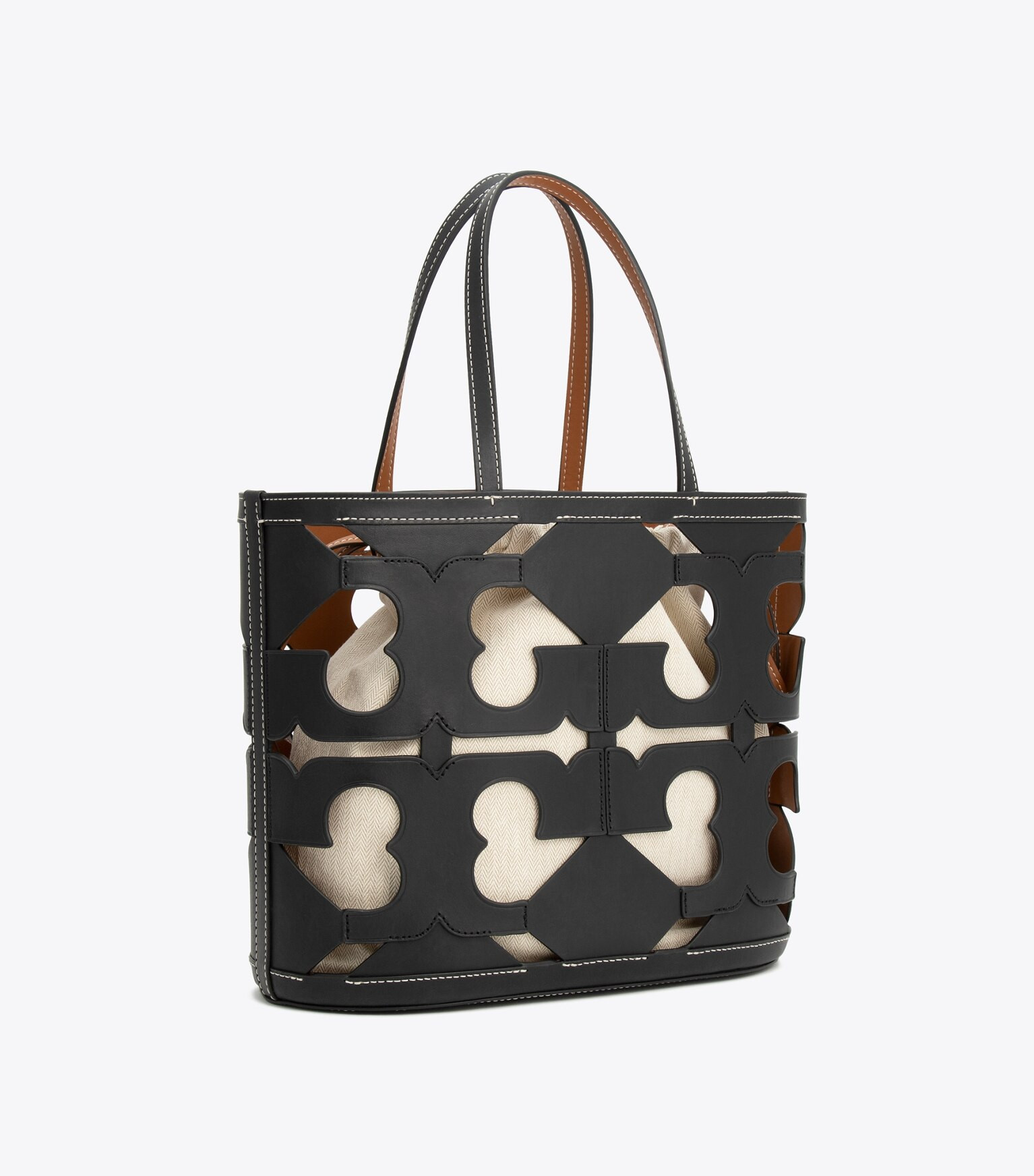 CUTOUT LOGO SMALL TOTE | Tory Burch (US)