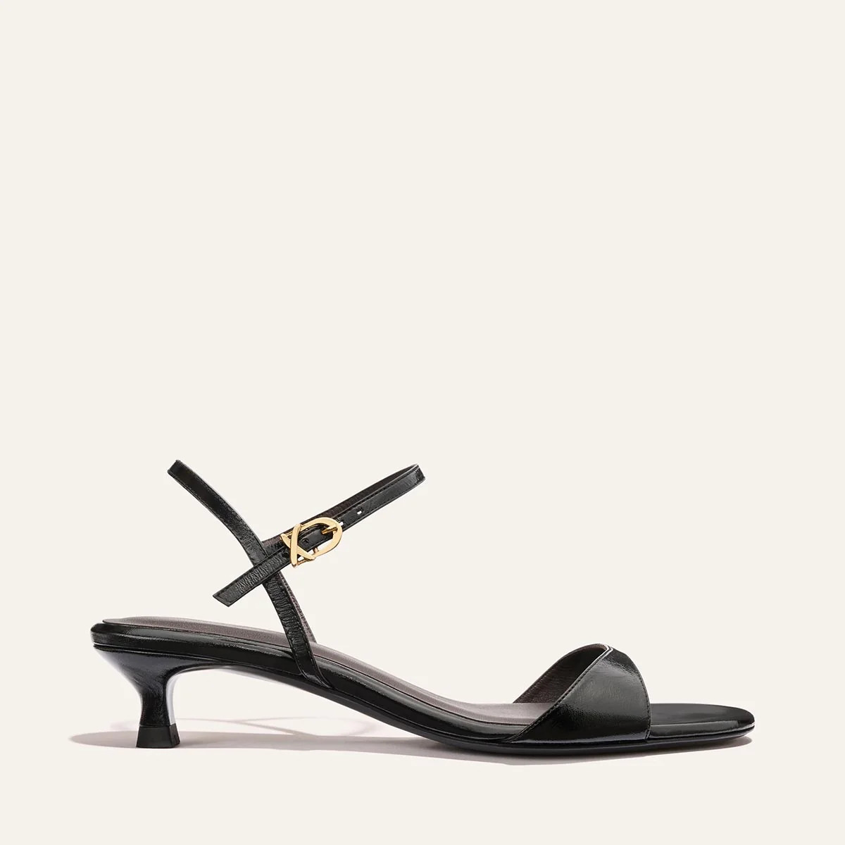 The Lotto 35 - Black Crinkle-Gloss Nappa | Margaux