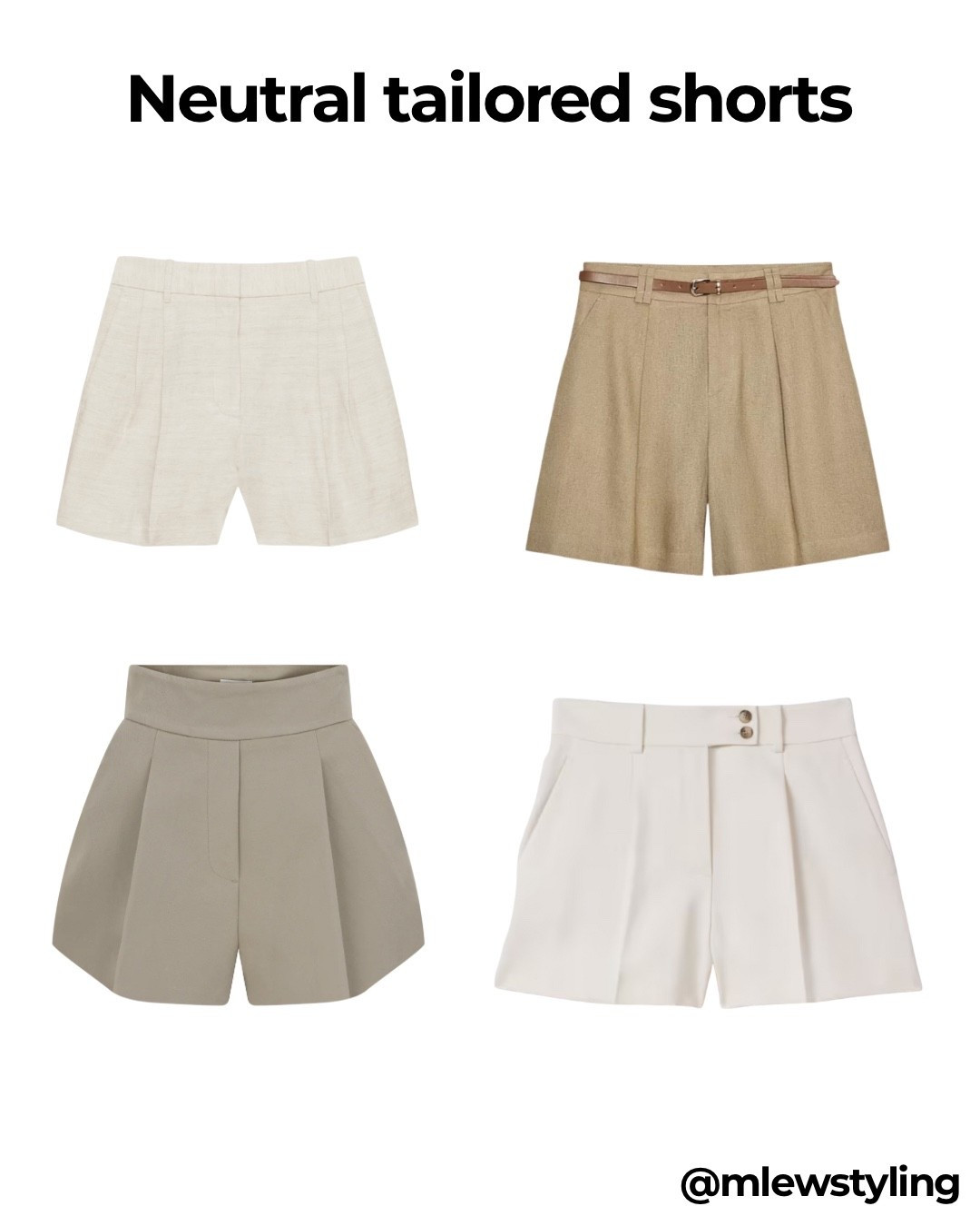 NEUTRAL TAILORED SHORTS EDIT 🤎

Tags: summer outfit, pleated shirts, capsule wardrobe, elegant outfit, elevated look, chic Bermuda shorts, neutral aesthetic, workwear, casual office outfit, meshki, reiss, Zara, aritzia effortless shorts

#LTKStyleTip #LTKWorkwear