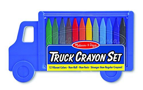 Melissa & Doug Truck Crayon Set - 12 Colors | Amazon (US)