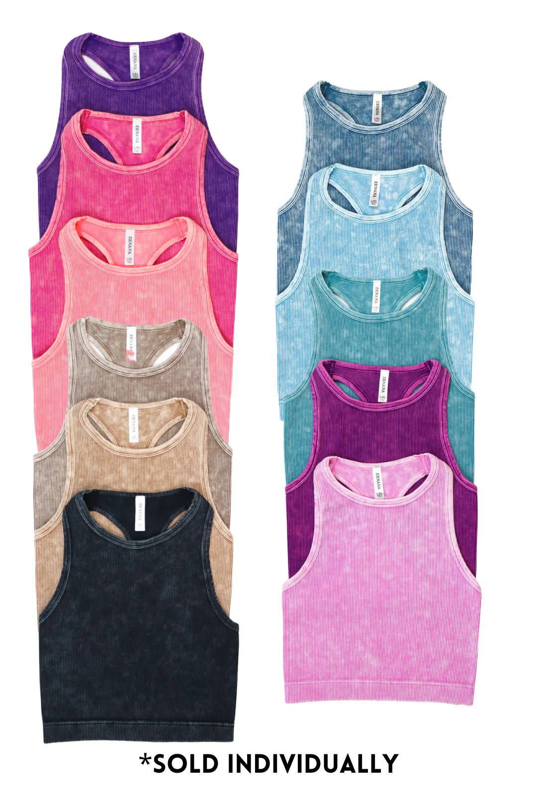 Washed Carly High Neck Bralette | Alexander Jane Boutique