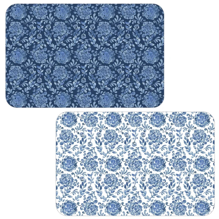 Blue & White Floral Rev Placemat | Walmart (US)
