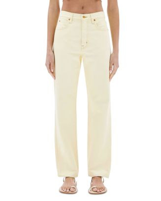 SLVRLAKE London High Rise Straight Jeans in Paradise | Bloomingdale's Women | Bloomingdale's (US)