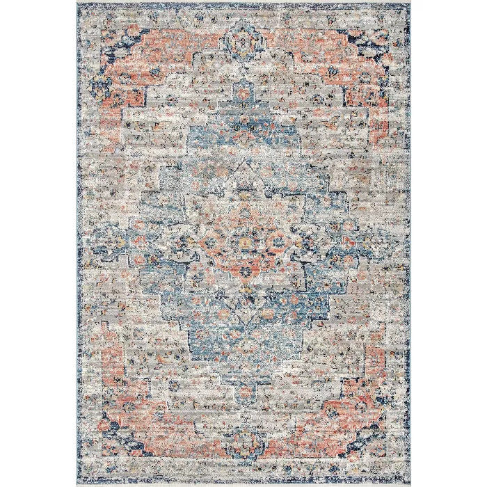 nuLOOM Sawyer Flourishing Medallion Area Rug | Target