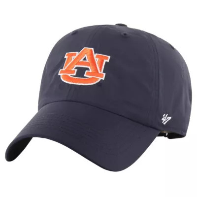 '47 Men's NCAA Auburn Tigers Clean Up brrrÂ° Adjustable Hat, Navy Blue | Belk