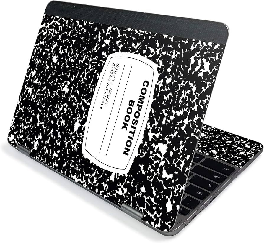 MightySkins Skin for Samsung Chromebook Plus V2 12" (2019) - Composition Book | Protective, Durab... | Amazon (US)