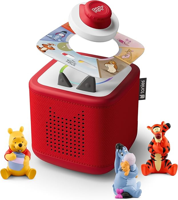 Toniebox 2 Audio Player Bundle for Kids 3+ with Winnie The Pooh, Tigger, Eeyore Figurines and Ton... | Amazon (US)