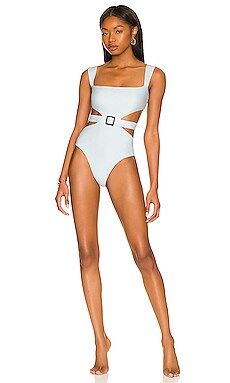 LPA Claudette One Piece in Baby Blue from Revolve.com | Revolve Clothing (Global)