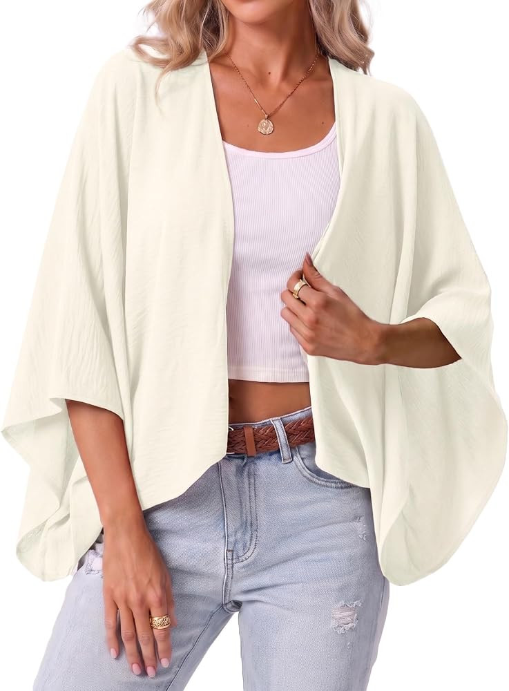 GRECERELLE Women's Summer Lightweight Cropped Cardigan | Amazon (US)