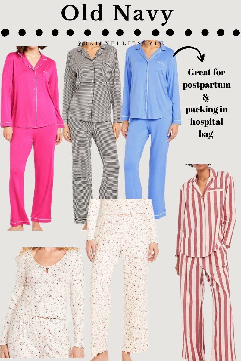 NEW Old Navy pajamas perfect for postpartum & hospital bags 🫶🏼✨🤍

#LTKBump