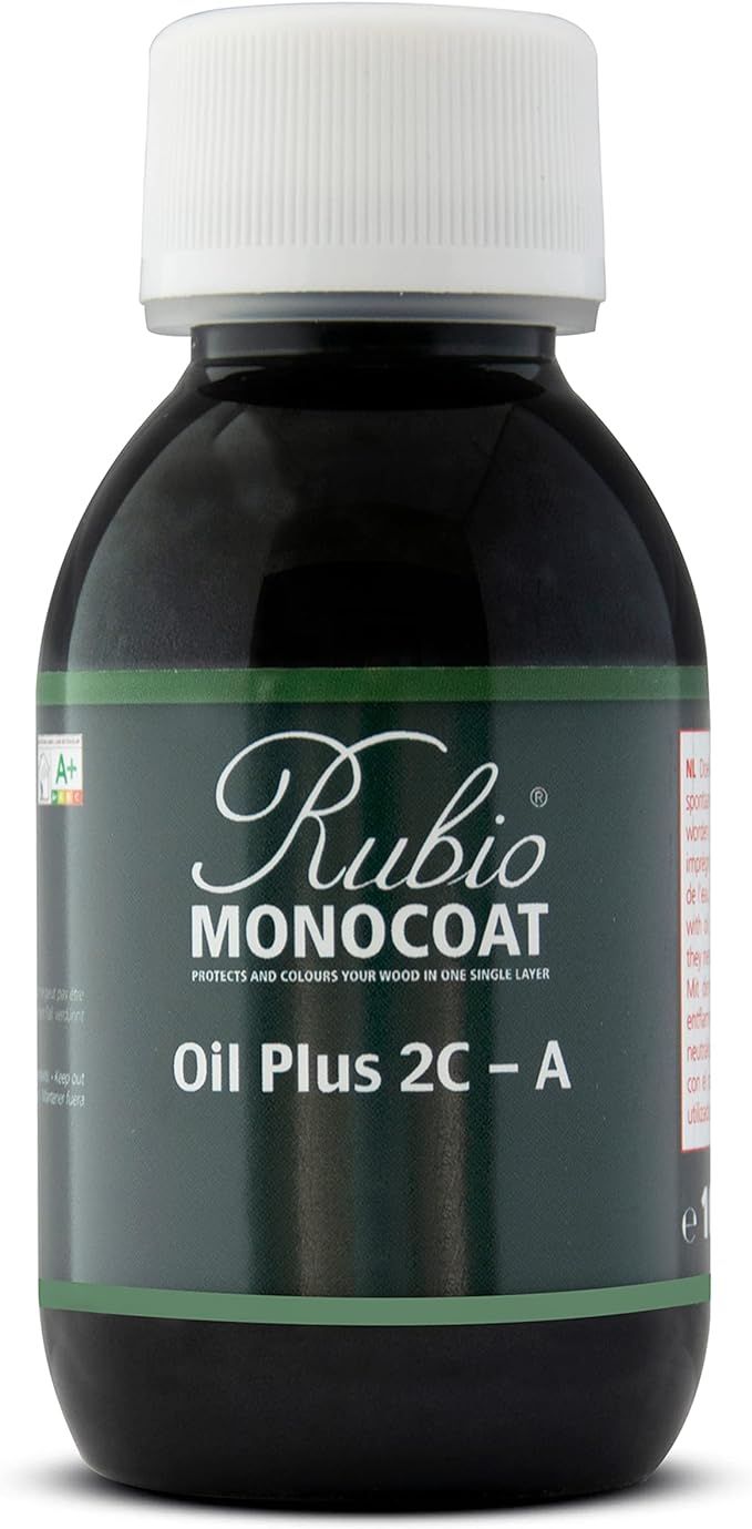 Rubio Monocoat Oil Plus Part A, 100 Milliliters, Chocolate, Interior Wood Stain and Finish, Food ... | Amazon (US)