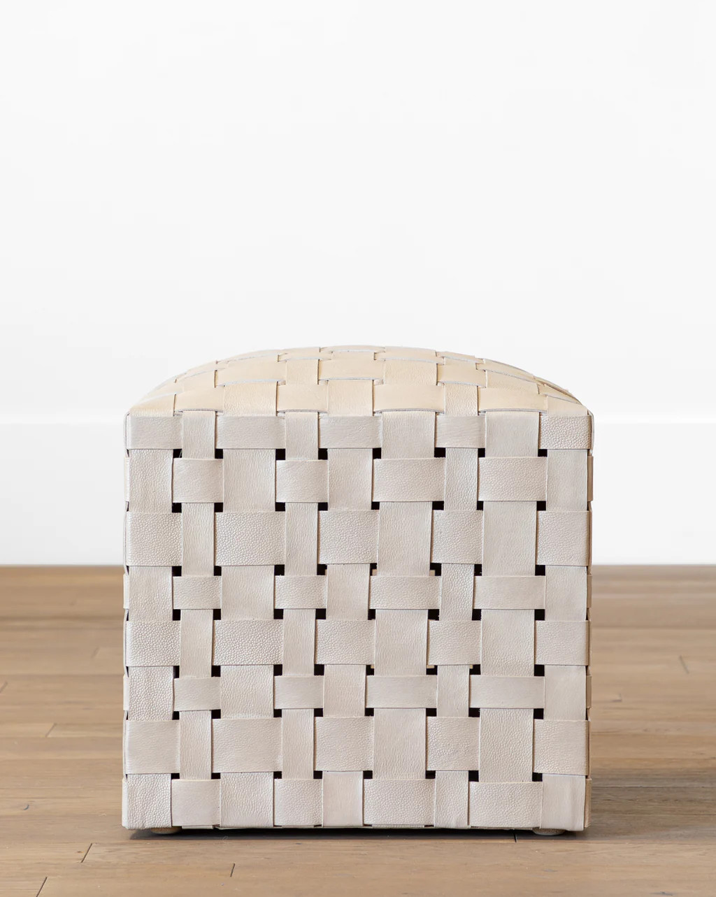 Ackley Leather Ottoman | McGee & Co. (US)