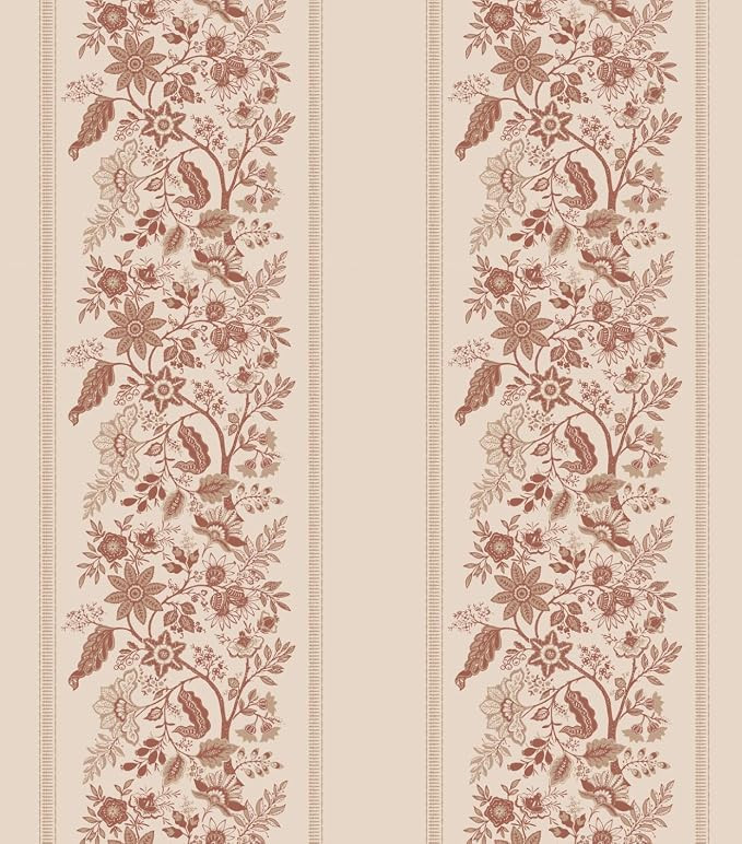Tonal Floral Peel and Stick Wallpaper Boho Self Adhesive Wallpaper Contact Paper Waterproof for S... | Amazon (US)