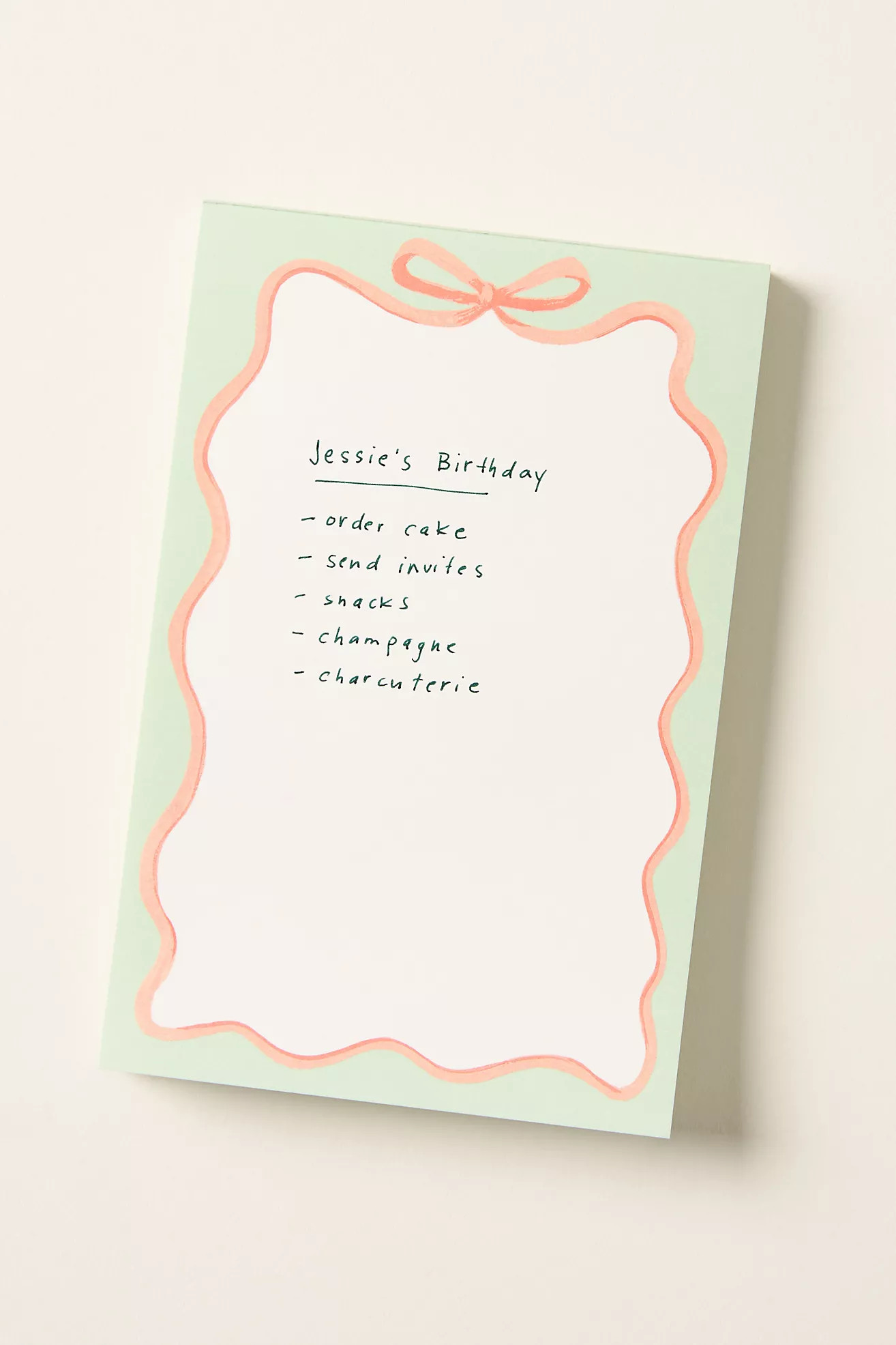 Rifle Paper Co. Ribbon Notepad | Anthropologie (US)