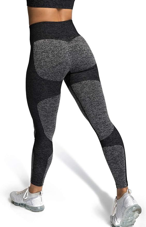 MOYOOGA Seamless Workout Leggings for Women High Waisted Leggings for Yoga Gym Sports | Amazon (US)