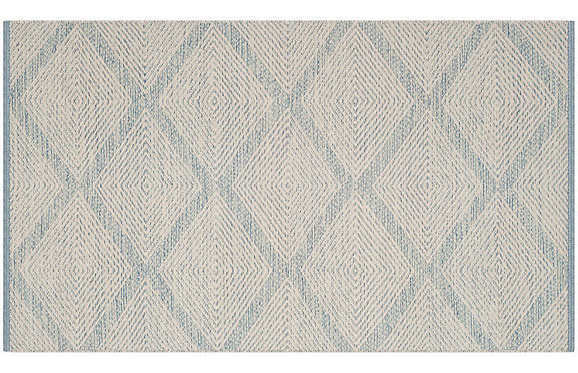 Fennell Rug, Light Blue | One Kings Lane